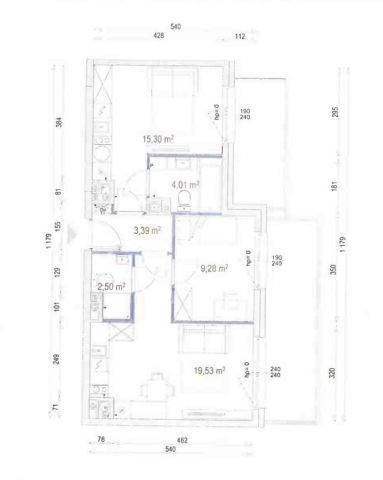Mieszkanie 3-pokojowe Warszawa Mokotów, ul. Domaniewska. Zdjęcie 2