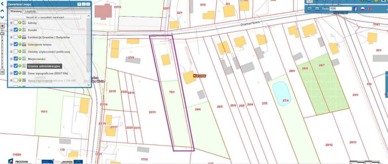 Działka budowlana Korczew, ul. Diamentowa. Zdjęcie 3