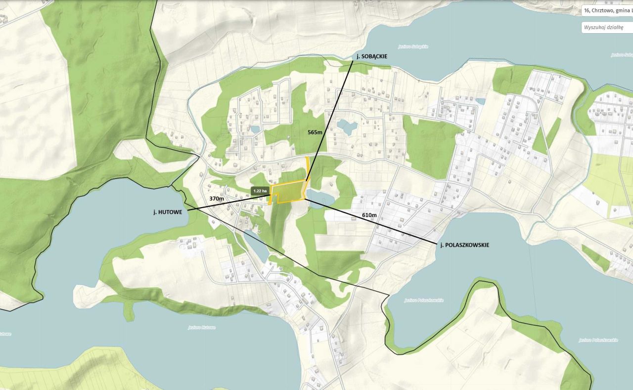 Działka siedliskowa Chrztowo. Zdjęcie 5