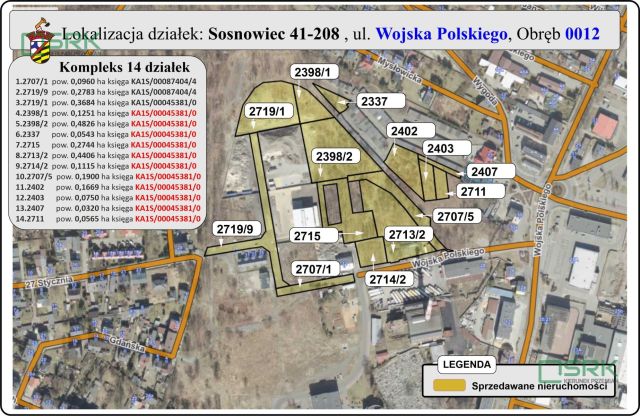 Działka inna Sosnowiec Niwka, ul. Wojska Polskiego. Zdjęcie 2
