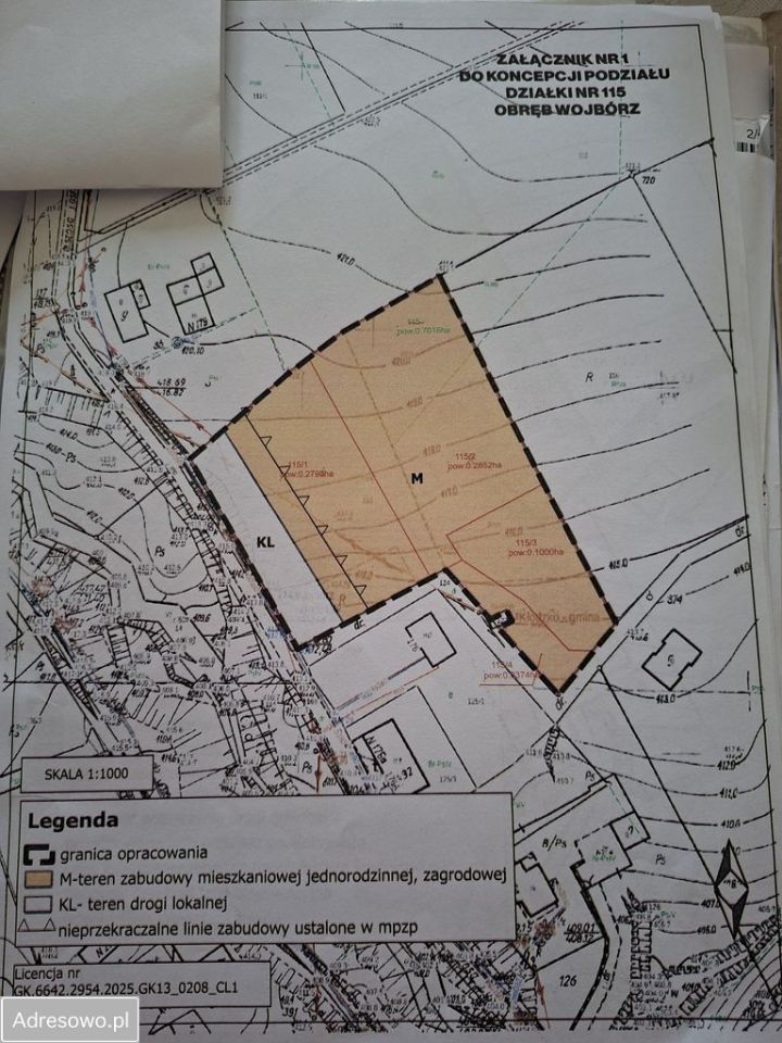 Działka budowlana Wojbórz. Zdjęcie 7