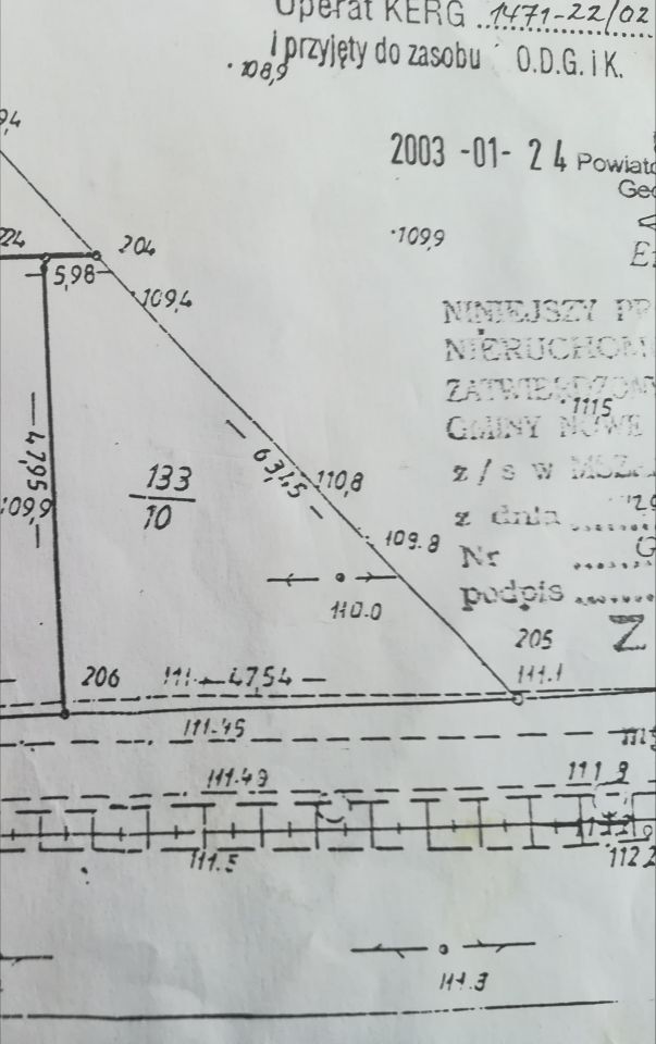 Działka budowlana Jamielnik, ul. Nowomiejska. Zdjęcie 1