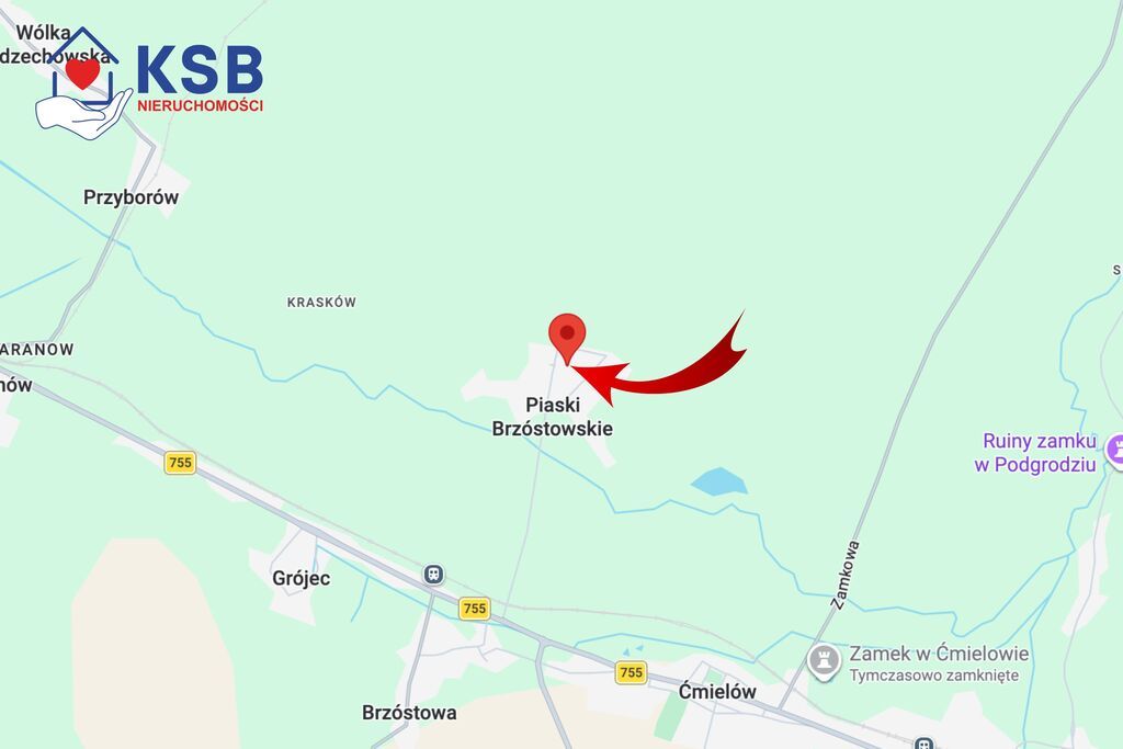 dom wolnostojący, 4 pokoje Piaski Brzóstowskie. Zdjęcie 9