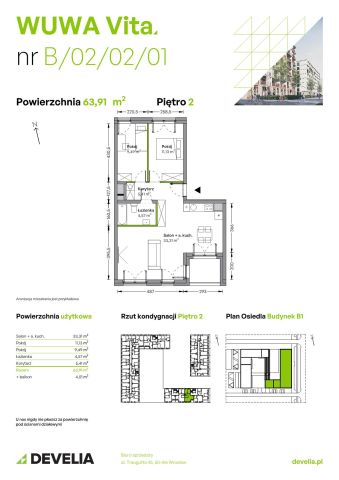 Mieszkanie 3-pokojowe Wrocław Żerniki, ul. Tadeusza Brzozy. Zdjęcie 6