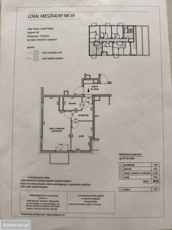 Mieszkanie 2-pokojowe Kraków Mistrzejowice, os. Piastów. Zdjęcie 19