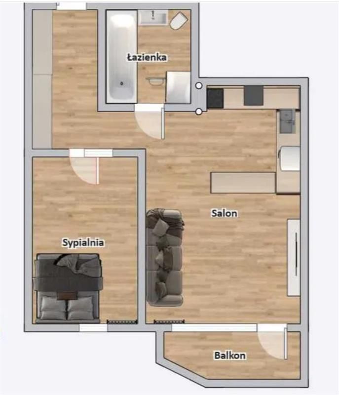 Mieszkanie 2-pokojowe Wrocław Śródmieście. Zdjęcie 8