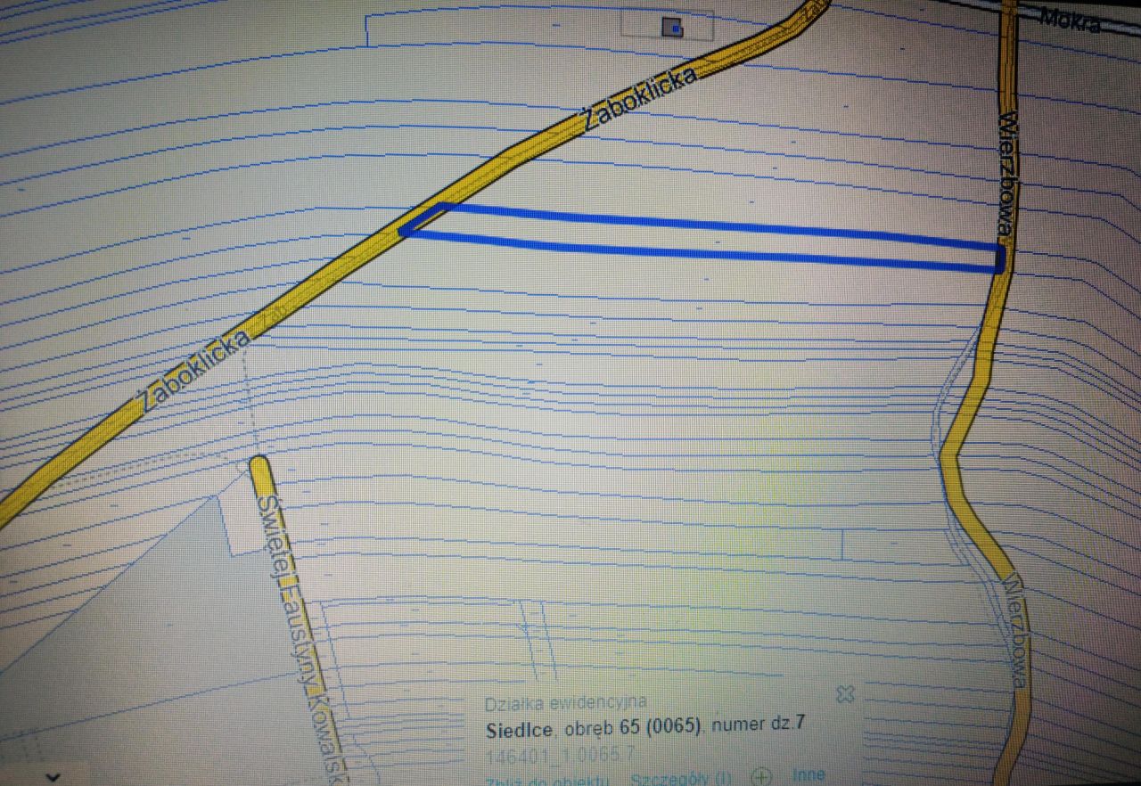 Działka budowlana Siedlce Piaski Starowiejskie, ul. Żaboklicka. Zdjęcie 4