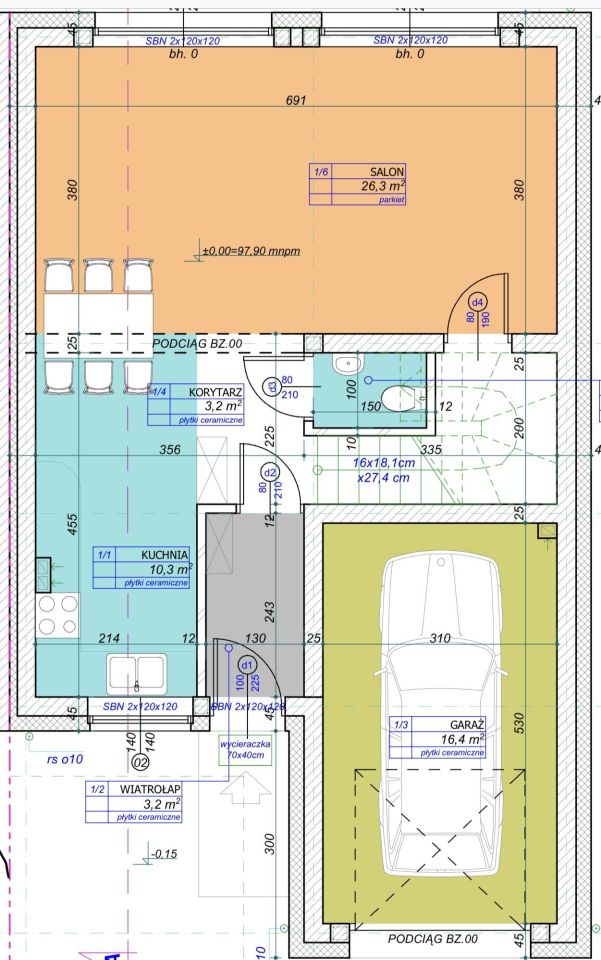 bliźniak, 4 pokoje Kostrzyn, ul. Kórnicka. Zdjęcie 2