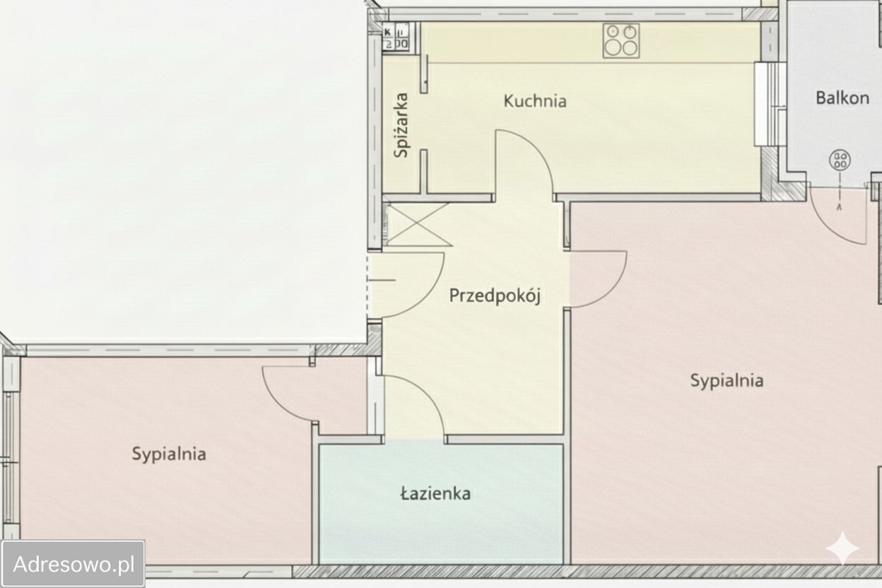 Mieszkanie 2-pokojowe Warszawa Ursynów, ul. Alternatywy. Zdjęcie 4