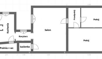 Mieszkanie 3-pokojowe Włocławek Centrum, ul. Piekarska