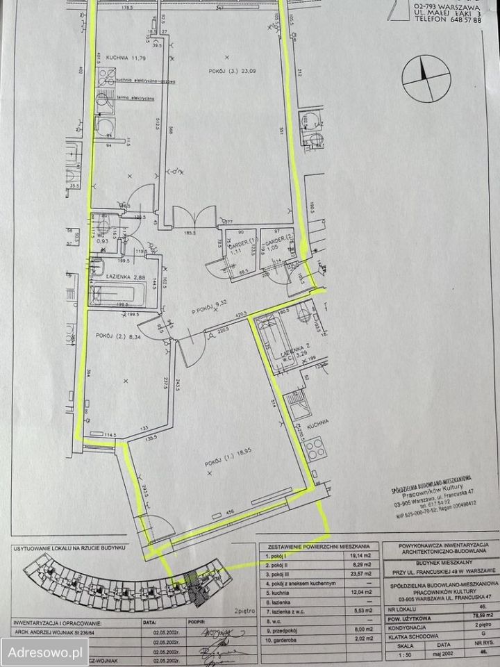 Mieszkanie 2-pokojowe Warszawa Saska Kępa, ul. Francuska. Zdjęcie 20