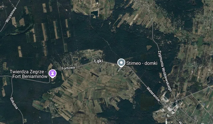 Działka budowlana Łąki, ul. Weteranów