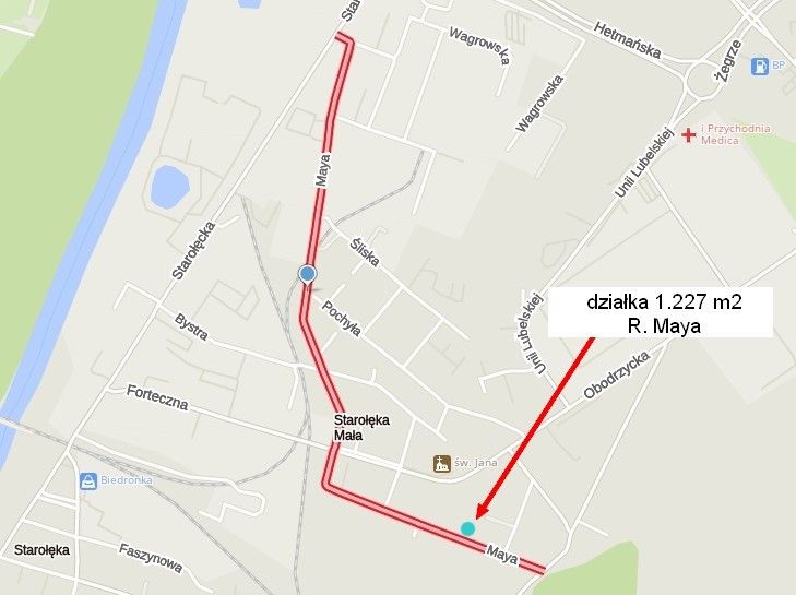 Działka inwestycyjna Poznań Starołęka, ul. Romana Maya. Zdjęcie 3