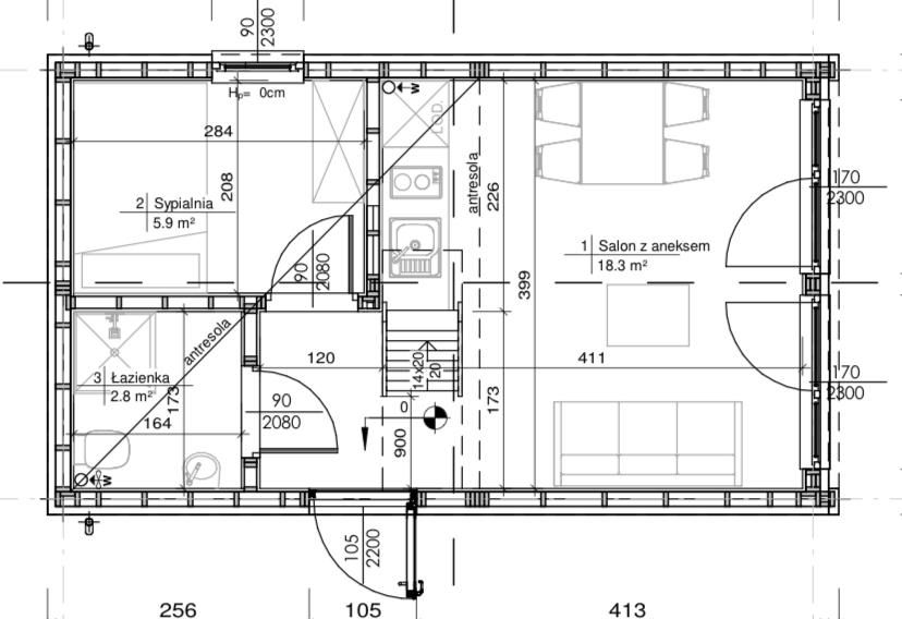 dom letniskowy Goreń Duży, ul. Narcyzowa. Zdjęcie 8