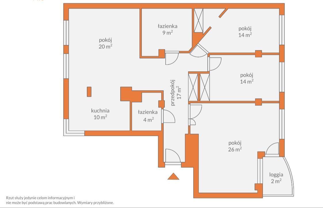 Mieszkanie 4-pokojowe Warszawa Wola, ul. Sienna. Zdjęcie 13