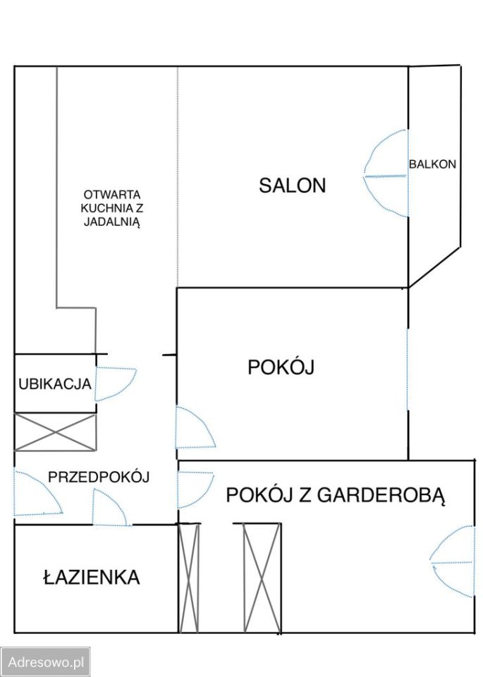 Mieszkanie 3-pokojowe Wrocław Księże Małe, ul. Księska. Zdjęcie 20