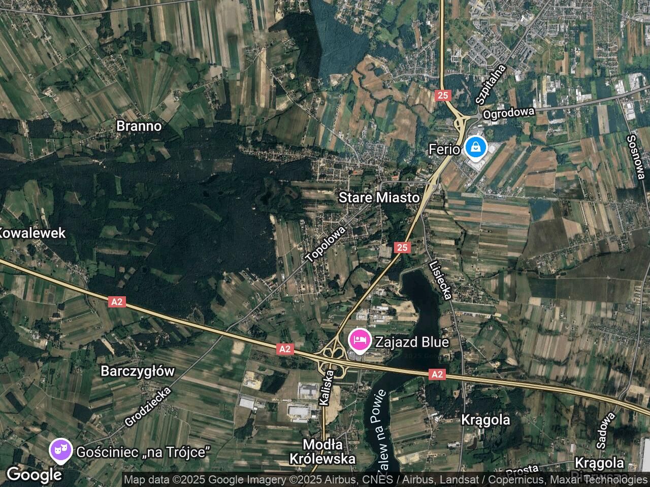 Działka inwestycyjna Stare Miasto, ul. Topolowa