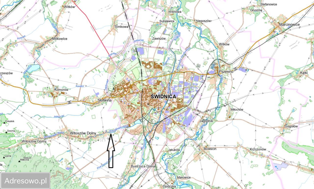 Działka budowlana Witoszów Dolny. Zdjęcie 3