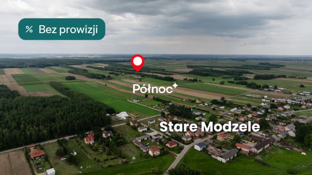 Działka budowlana Stare Modzele. Zdjęcie 1