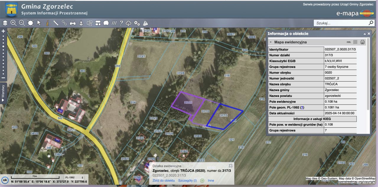 Działka budowlana Trójca. Zdjęcie 3