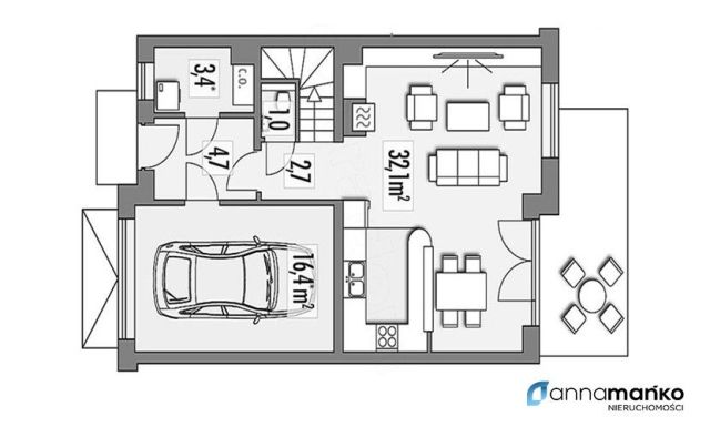 dom szeregowy, 5 pokoi Dąbrowa Górnicza, ul. Jaskółcza. Zdjęcie 13
