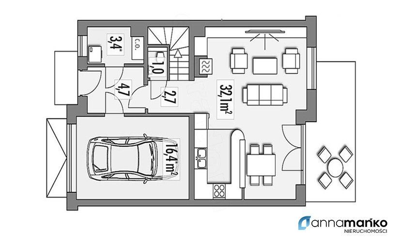dom szeregowy, 5 pokoi Dąbrowa Górnicza, ul. Jaskółcza. Zdjęcie 13