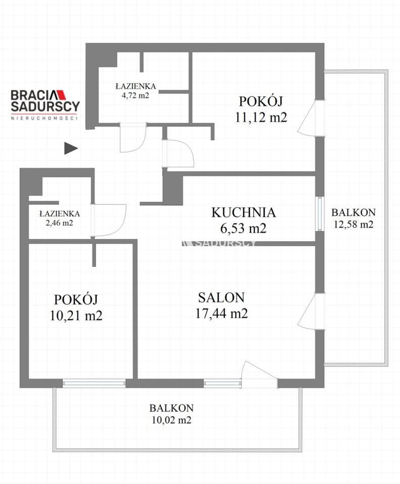 Mieszkanie 3-pokojowe Kraków Krowodrza, ul. Żabiniec. Zdjęcie 9