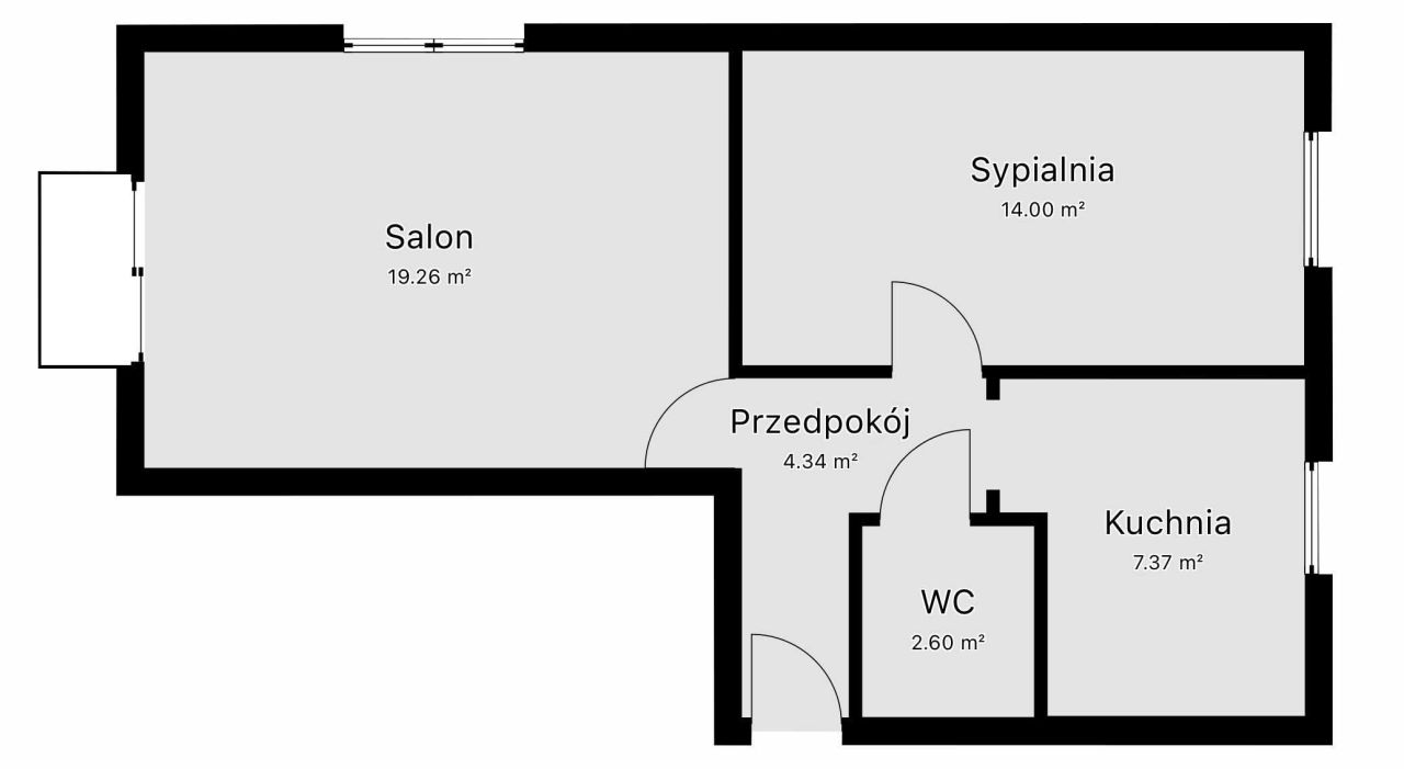 Mieszkanie 2-pokojowe Katowice Piotrowice, ul. Malinowa. Zdjęcie 8