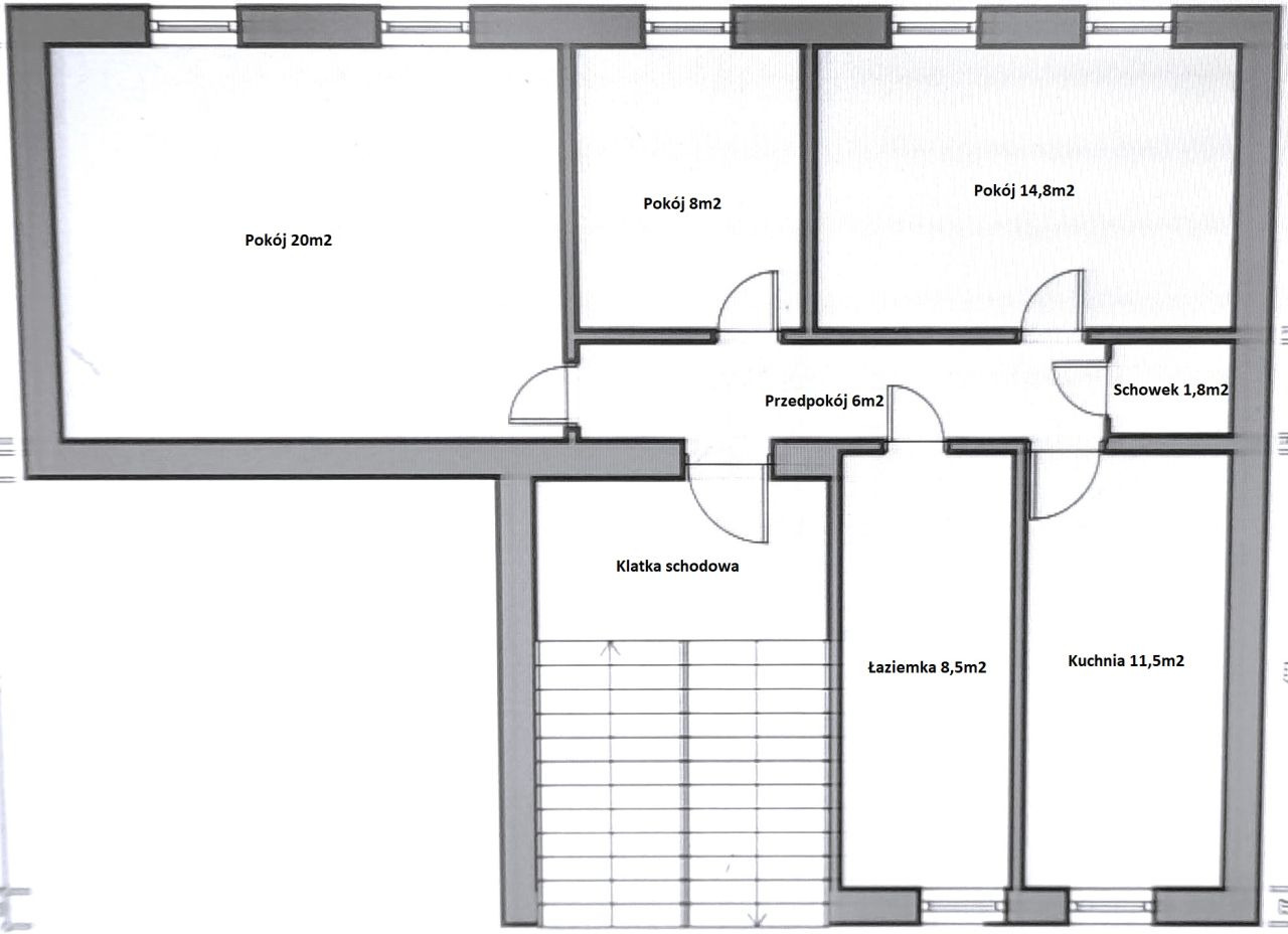 Mieszkanie 3-pokojowe Wrocław Leśnica. Zdjęcie 8