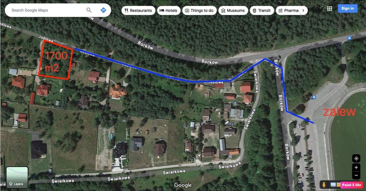 Działka budowlana Borków, ul. Jodłowa. Zdjęcie 6