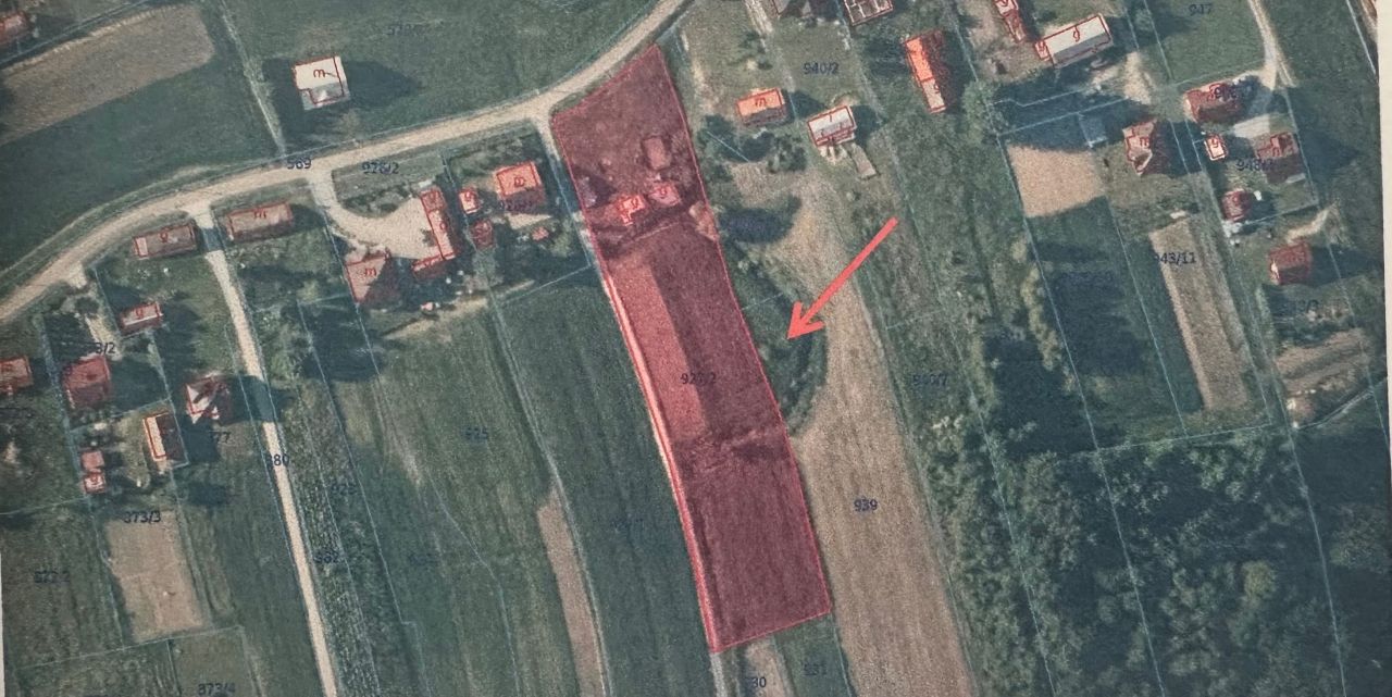 Działka budowlana Gruszów Wielki. Zdjęcie 3