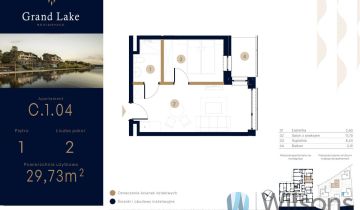 Mieszkanie 2-pokojowe Mikołajki, ul. Michała Kajki