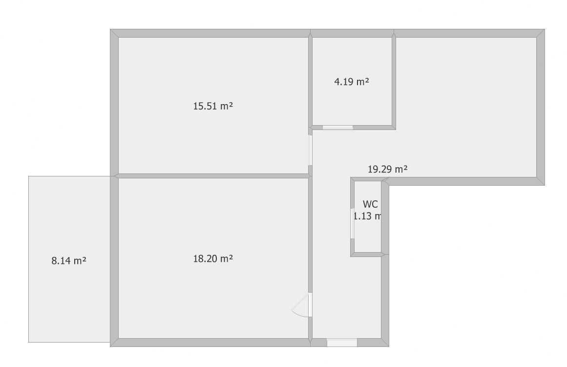 Mieszkanie 2-pokojowe Kraków Prokocim, ul. Jana Kurczaba. Zdjęcie 8
