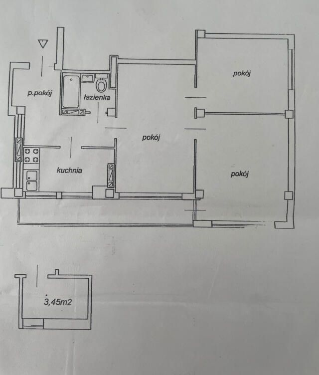 Mieszkanie 3-pokojowe Warszawa Śródmieście, ul. Niska. Zdjęcie 13