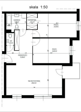 Mieszkanie 3-pokojowe Kraków Kurdwanów, ul. Turniejowa. Zdjęcie 15