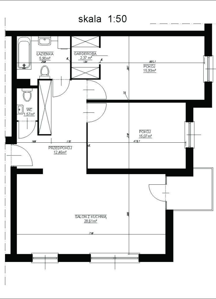 Mieszkanie 3-pokojowe Kraków Kurdwanów, ul. Turniejowa. Zdjęcie 20