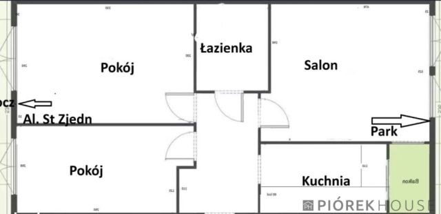 Mieszkanie 3-pokojowe Warszawa Praga-Południe, al. Stanów Zjednoczonych. Zdjęcie 10