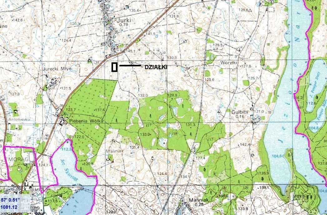 Działka budowlana Jurki. Zdjęcie 2