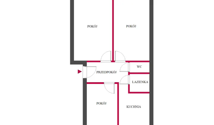 Mieszkanie 3-pokojowe Łódź Doły, ul. Przemysłowa