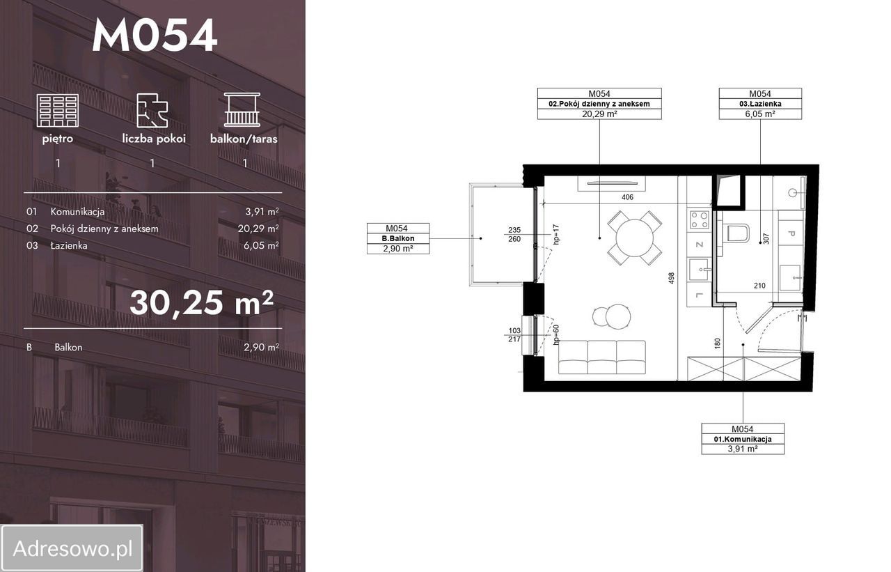 Mieszkanie 1-pokojowe Poznań Jeżyce, ul. Józefa Ignacego Kraszewskiego. Zdjęcie 14