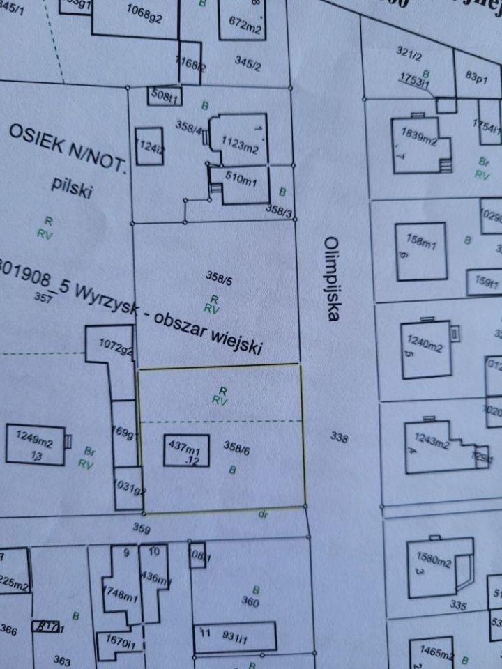 Działka budowlana Osiek nad Notecią, ul. Olimpijska. Zdjęcie 3