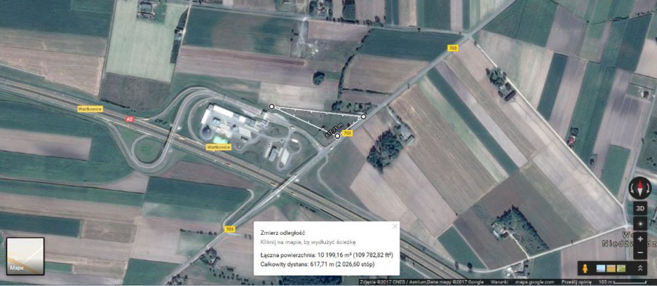 Działka inwestycyjna Wartkowice. Zdjęcie 3