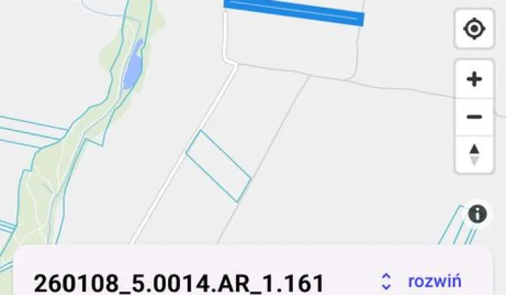 Działka rolna Skorocice