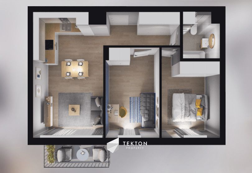 Mieszkanie 3-pokojowe Pruszków Żbików, ul. Europejska. Zdjęcie 3