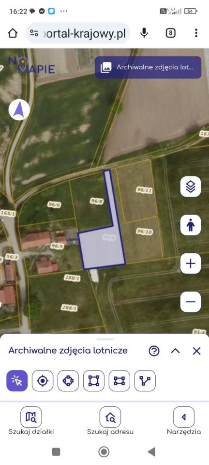 Działka budowlana Borów. Zdjęcie 2