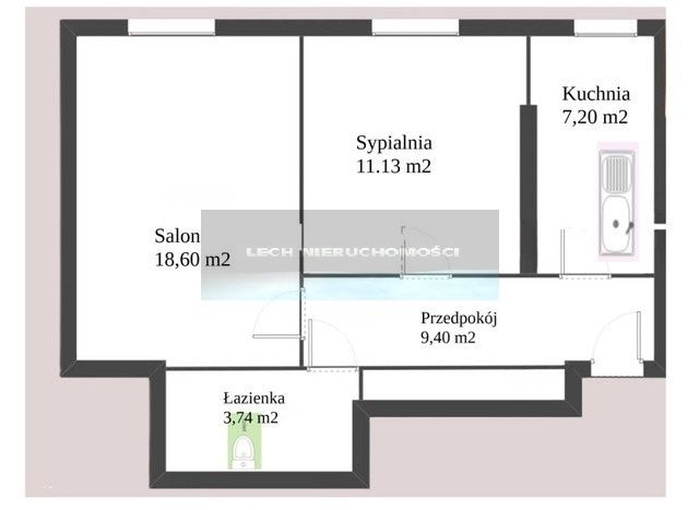 Mieszkanie 2-pokojowe Warszawa Ochota, ul. Dorotowska. Zdjęcie 13