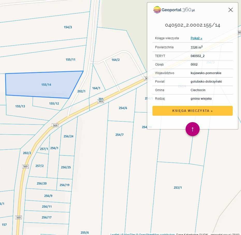 Działka budowlana Elgiszewo. Zdjęcie 2