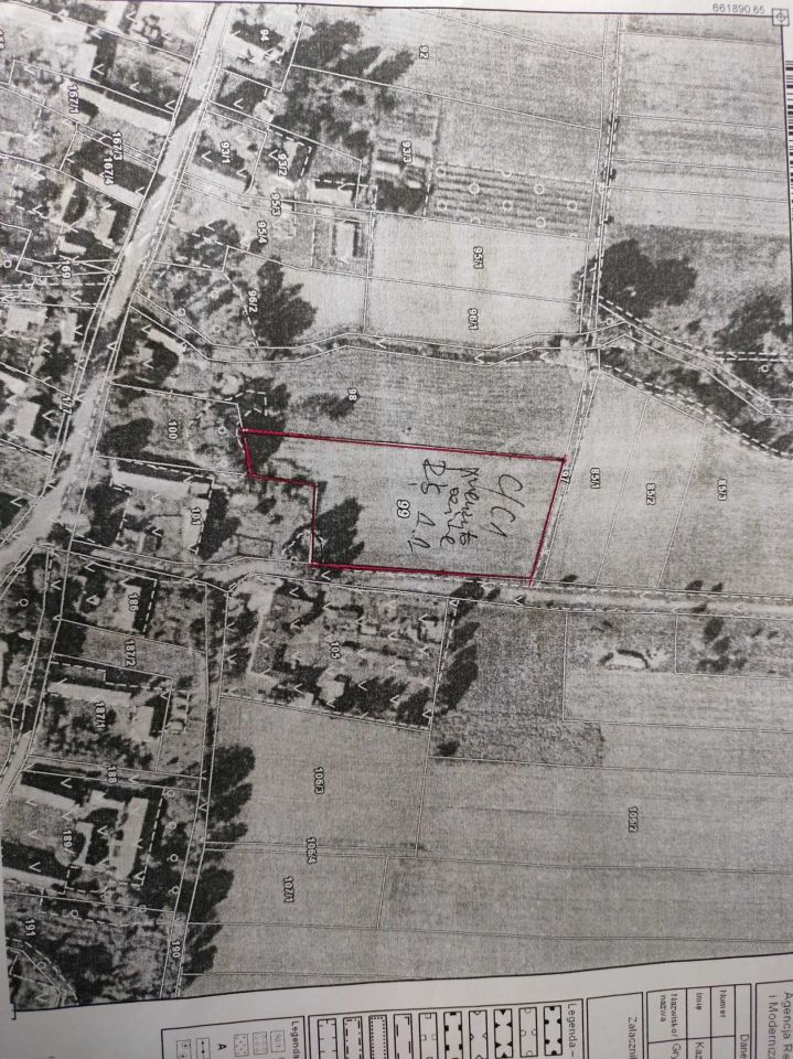 Działka siedliskowa Sikorki