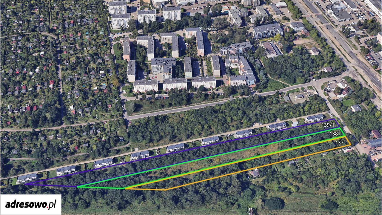 Działka rolno-budowlana Łódź Zarzew, ul. Stanisława Przybyszewskiego. Zdjęcie 2