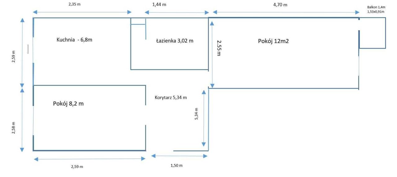 Mieszkanie 2-pokojowe Białystok, ul. Mikołaja Kopernika. Zdjęcie 4